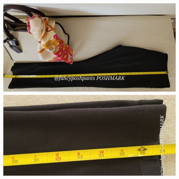 WHBM Slimming high waist refined seam detail black sculpted structured pant - Picture 15 of 17